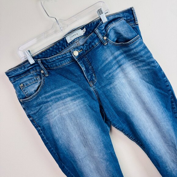 Torrid size 20 high rise jeans skinny - Picture 3 of 8